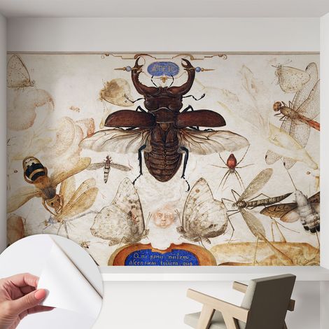 Papier peint autocollant Mural avec colle pour salon et chambre Décoration murale rapide Harmonie naturelle 152x104 cm (1/5)