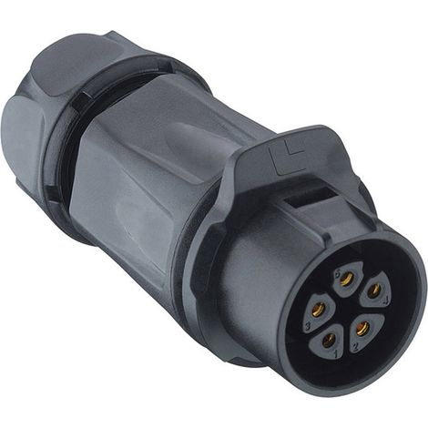 Lutronic 0262 02 Rundsteckverbinder Kupplung, gerade Gesamtpolzahl: 2   1 St.