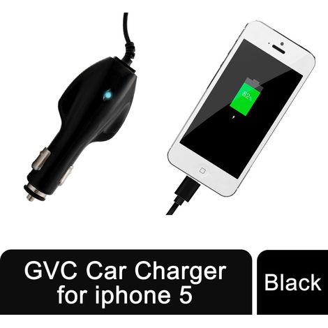 GVC Upto 1000mAh Car Charger For Series 5, Black (1/5)