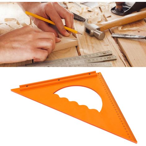 Règle en bakélite, équerre, triangle à 90 degrés, règle de menuiserie, équerre de précision, grande équerre à angle droit, haute précision (1/5)