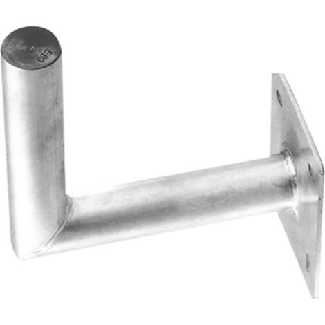 Support mural - Triax - 25cm - Aluminium - Fixe - Gris