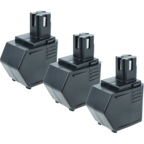 vhbw 3x Batería recargable reemplaza Hilti SBP12, SFB105, SFB121, SFB125, 00315082 para herramientas eléctricas (2100 mAh, NiMH, 12 V)