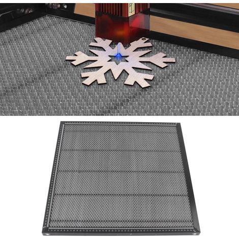 Zubehör für die Plattform der Laserschneidmaschine: 500 x 500 mm Aluminium-Wabenplatte (1/5)