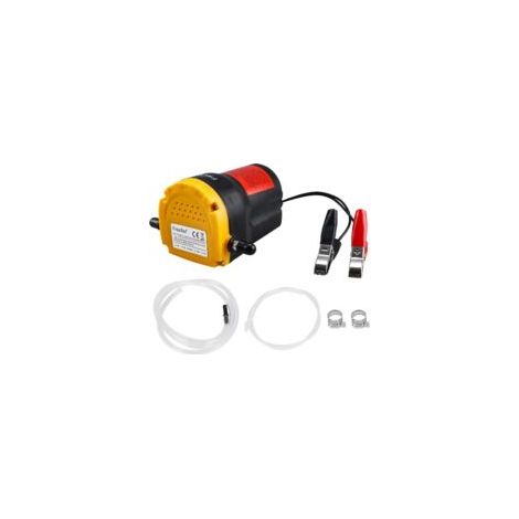 Pompe Vidange Huile Moteur, 12V 72W Pompe à Huile Électrique, pour l' Extraction de Diesel, pour Les Voitures, Les Camions, Les Bateaux et Les Motos-Crezuo
