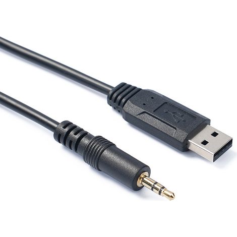 The 1 meter gold-plated USB male to 3.5 inch dual channel sound card adapter cable is suitable for amplifiers, audio equipment, mixing consoles and other devices. (1/4)