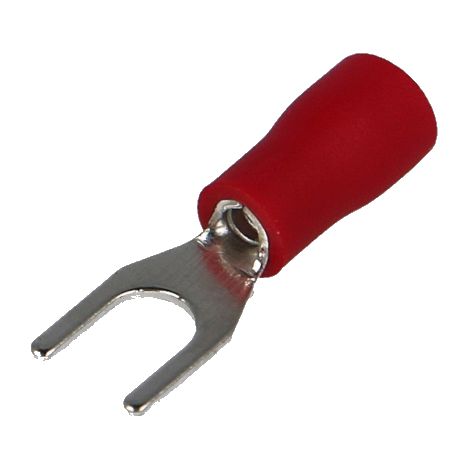 Cosses isolée à fourche, rouge, 1.5mm² Solera (1/2)