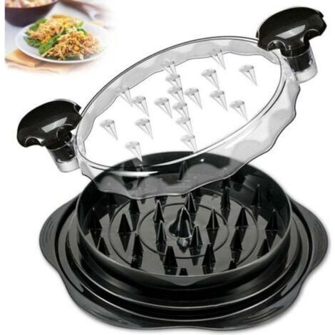 Hachoir Manuel pour Poulet Filets Viande Légumes – Noir Élégant Ortviai (1/4)