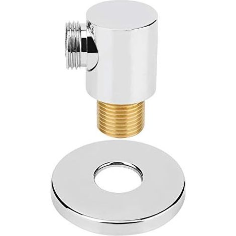 Raccord de tuyau de douche G1/2" - Coude mural - Accessoires de salle de bain - Bras de douche réglable (1/5)