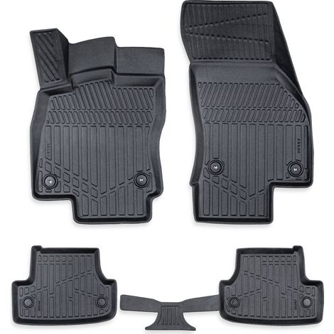 4‑teiliges 3D‑Gummifußmatten‑Set für den Innenraum Erpassan - VW T‑ROC I (2017–2024)