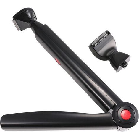 Rasoir électrique pour le dos des hommes, manche long, rechargeable par USB, pour l'épilation du corps. (1/5)