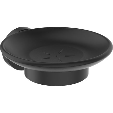 Ideal Standard Porta sapone IOM vetro nero satinato Silk Black, A7929XG (1/2)