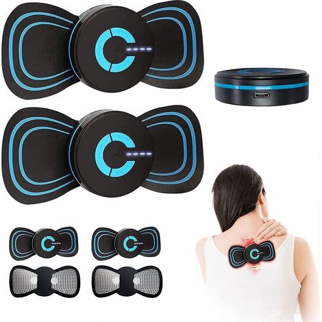 Mini-Kabelloses Nackenmassagegerät zur Muskelentspannung in Beinen, Knien, Rücken und Nacken (2 Stück) - AquaForge (1/5)