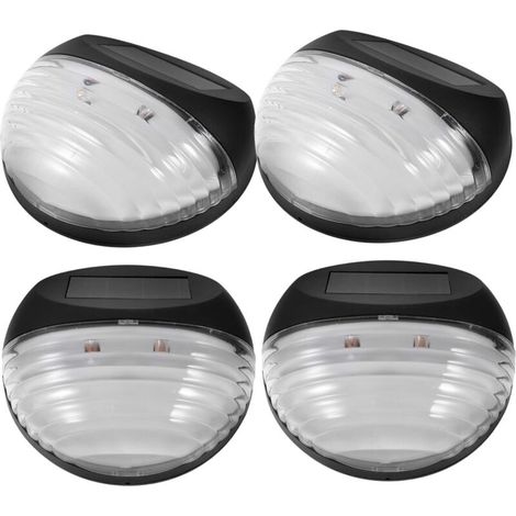 Solar-Brotlampe, Außenleuchte, wasserdichte Wegeleuchte, 4er-Pack, schwarz (1/5)
