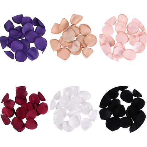 200 pétales de roses artificielles en soie, à disperser pour décorer une allée centrale lors d'un mariage, un anniversaire ou la Saint-Valentin. (1/5)