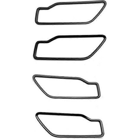 Pour Prius Série 60 2023 2024, garniture de poignée de porte intérieure (noir) (1/4)