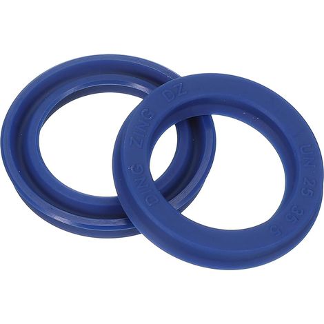 Radial Joint UN 25mm ID x 35mm OD x 5mm Width, PU Oil Seal for Bearing Shaft Industrial Pumps Piston Cylinder, Blue (1/5)