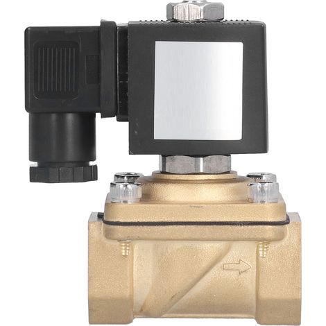 Électrovanne électrique en laiton, diaphragme normalement fermé, Type G, filetage 3/4 po, remplacement, ac 110v (1/5)