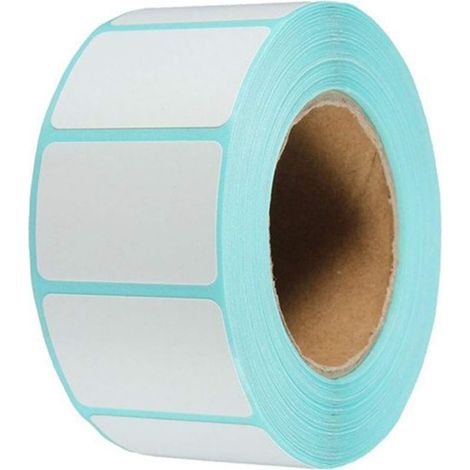 White self-adhesive labels 20 × 30 mm – Pack of 1100 for freezer jars, compatible with inkjet and laser printers (1/3)