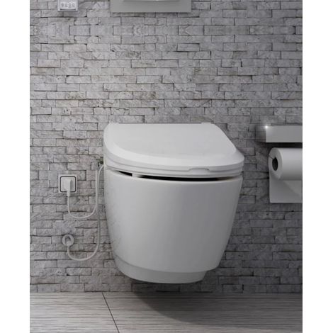 Abattant WC japonais lavant et séchant SEDUCTION Carré (1/5)