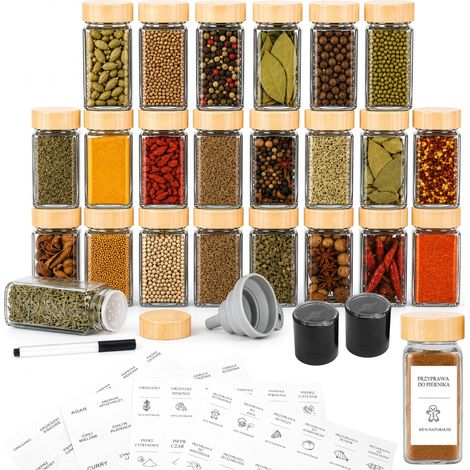 Salsa-Gewürzgläser, 24 Stück