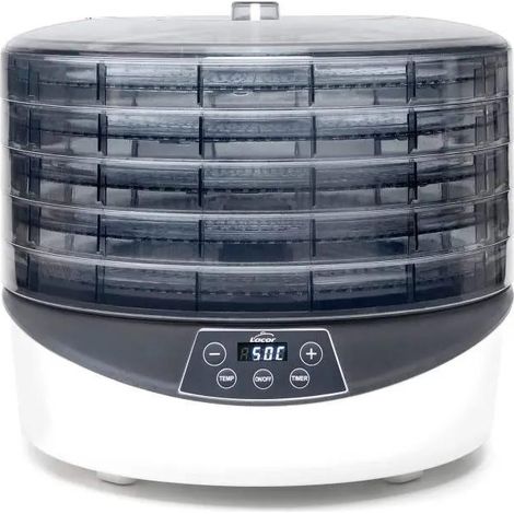 Deshidratador alimentario Lacor Terra negro 5 bandejas