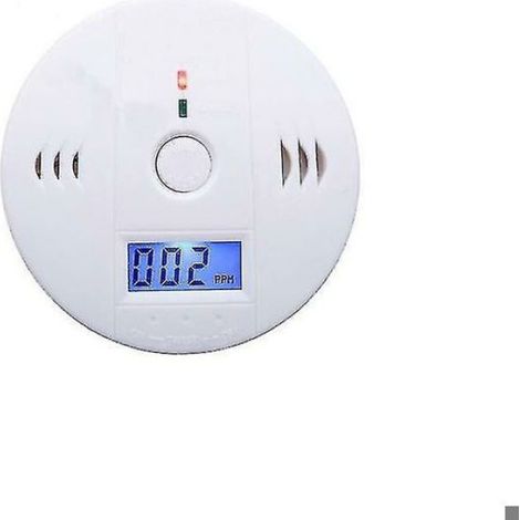 Détecteur Fumée Monoxyde De Carbone - Capteur Photoélectrique Et Électrochimique - Alerte 85 Db - Pour Sécurité Domestique - 1 Pièce (1/3)