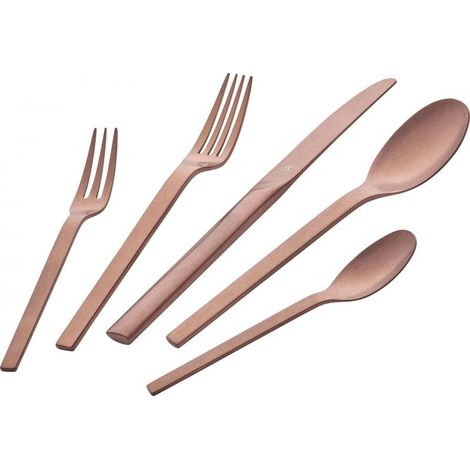68-piece cutlery set matte - Rose Gold