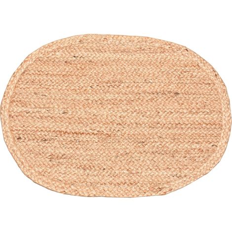Tappeto decorativo antiscivolo in juta per ingresso, resistente, lavabile, per interni ed esterni, ideale per la casa