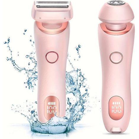 HOXILEELEOÉpilateur électrique multifonctionnel pour hommes et femmes, outil de soins personnels rechargeable par USB-rose (1/4)