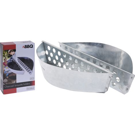 SEPARATORI PER BRACE BARBECUE IN ZINCO 2PZ 36X13X8CM ACCESSORI ESTERNI BBQ