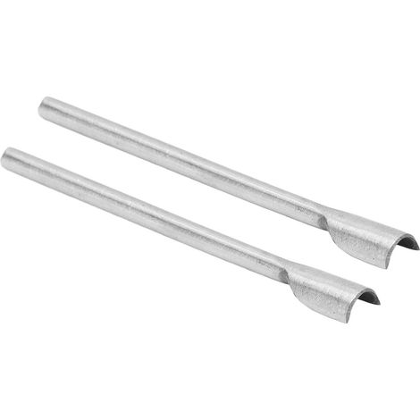 Lot de 2 Emporte-pièce demi-rond en acier, outil de découpe cuir pour ceinture et sangle, poinçon réglable 10mm, kit bricolage maroquinerie (1/5)