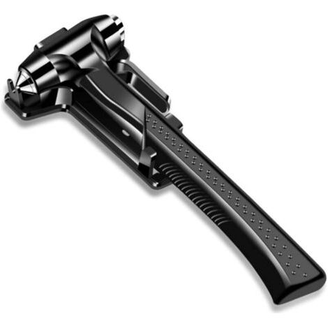QORVA-Marteau de sécurité automobile, marteau d'urgence, brise-vitre, coupe-ceinture de sécurité, marteaux d'urgence 2 en 1, coupe-ceinture et brise-vitre. (1/4)