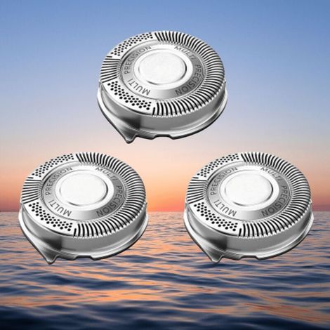Tête de rasoir à 3 lames, compatible avec les rasoirs des séries 5000/5077/5076, affûtage automatique pour de meilleures performances, SH50, convient pour un cadeau de fête des pères ou un cadeau de p (1/4)