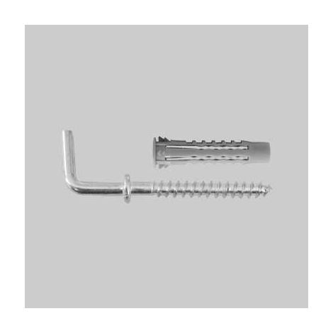 TASSELLO CON GANCIO MEDIO 'MG01' Ø 6x30 mm - vite 4,5x35 mm