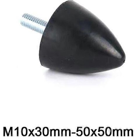 amortisseur conique en caoutchouc M6 M8 M10 diamètre 20/30/40/50 mm, isolateur de vibrations, supports, bobines, amortisseur Silentblock type VP (1/5)