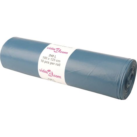 Müllsäcke 100 Stück blau 240 L