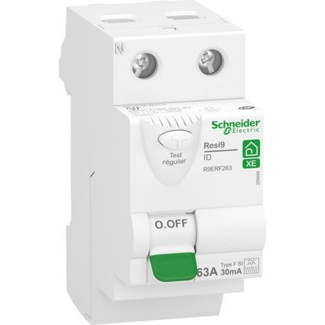 Interruttore differenziale Schneider Electric Resi9 tipo F compatto