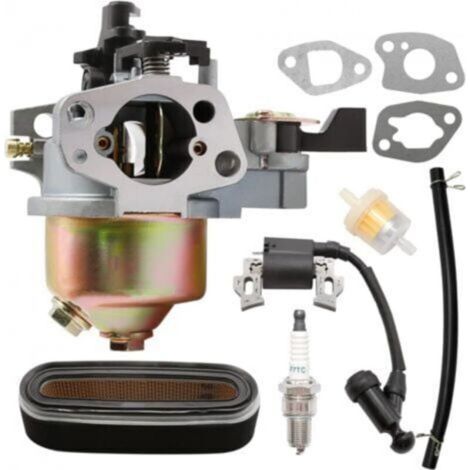 Carburateur de rechange pour Honda GXV120 GXV140 GXV160 HR194 HR195 HR214 HRA214 HR215 HR216 17210-ZE6-505 Carburateur avec filtre à air pour tondeuse à gazon Remplace 16100-ZE7-W21 (1/2)