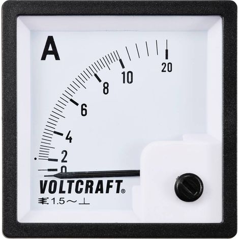 VOLTCRAFT AM-72X72/10A AM-72X72/10A Appareil de mesure encastrable analogique AM-72X72/10A 10 A Ferr (1/2)