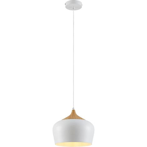 Lindby Lámpara colgante 'Vilsera' en Blanco de Metal