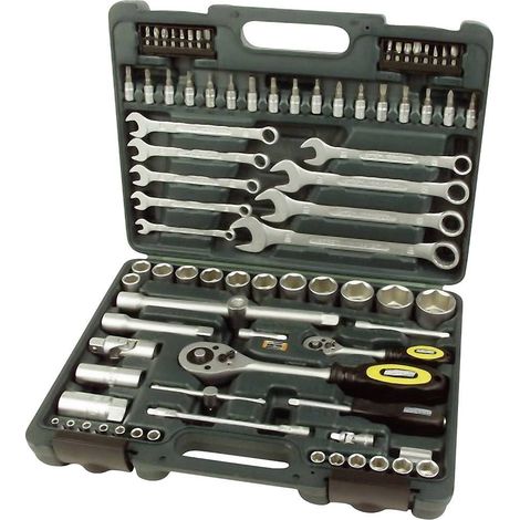 Brüder Mannesmann M29112 Jeu d'outils pour les bricoleurs en valise 82 pièces Q431341 (1/4)