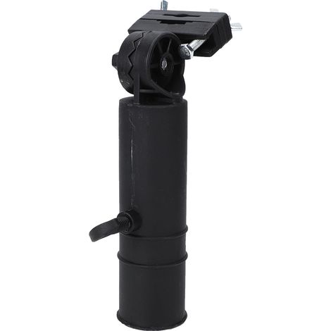 Support universel pour parapluie de chariot de golf, noir, angle réglable, plastique, pour buggy, golf cart ou pêche (1/5)