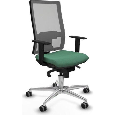 Piqueras y Crespo Horna Chaise de Bureau Verte Émeraude (1/3)