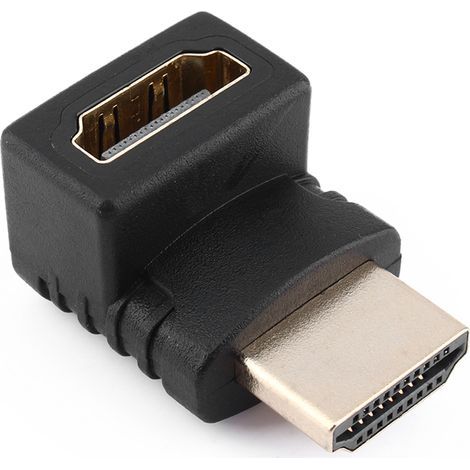 Adaptateur HDMI mâle vers HDMI femelle, convertisseur et rallonge à angle de 270 degrés (1/5)