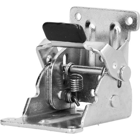 Support de Table Pliant en Aluminium avec Charnière à 90° et Système de Verrouillage Automatique
