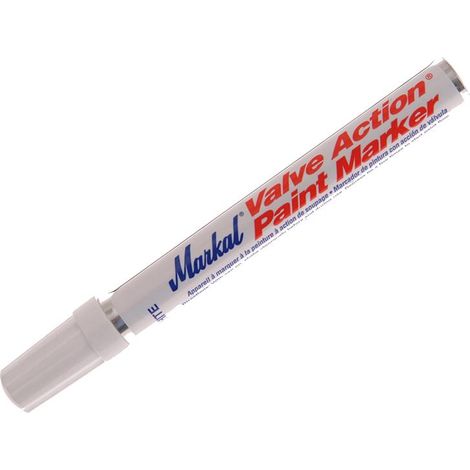 Markal Paint-Riter® Valve Action® Paint Marker White MKL96800C (1/3)