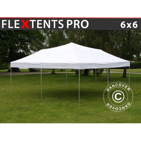 Carpa plegable Carpa Rapida FleXtents PRO 6x6m Blanco