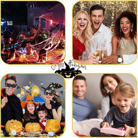 Autocollant siège de toilette Halloween + stickers muraux horrifiques, déco intérieure, 29,6x19,6x0,1 cm, 1 pièce (1/5)