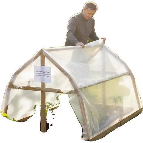 Lámina para invernadero, resistente al desgarro, con protección UV, blanca. (1/2)