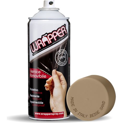 Wrapper, pellicola spray rimovibile, 400 ml - Beige sabbia
